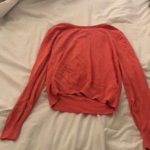 Red/pink long sleeve sweater